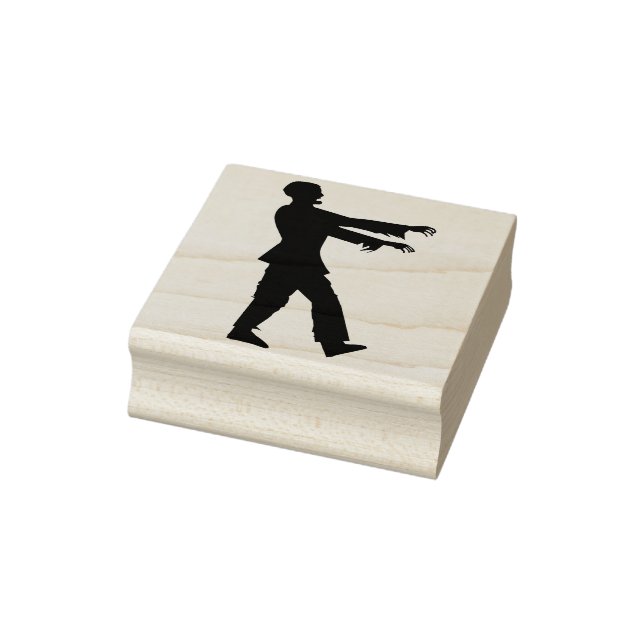 Sello de arte de silueta monstruo zombi (Sello)