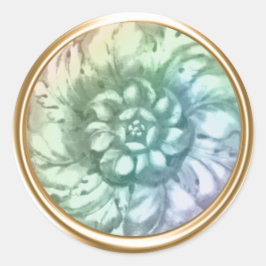 Sello de aspecto Grabado en relieve barroco de Pea