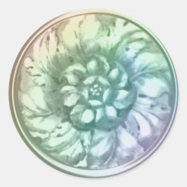 Sello de aspecto Grabado en relieve barroco de Pea