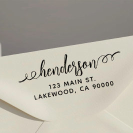 Sello de autoenlace de dirección de devolución de 