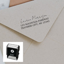 Sello de autoenlace de dirección de devolución de 