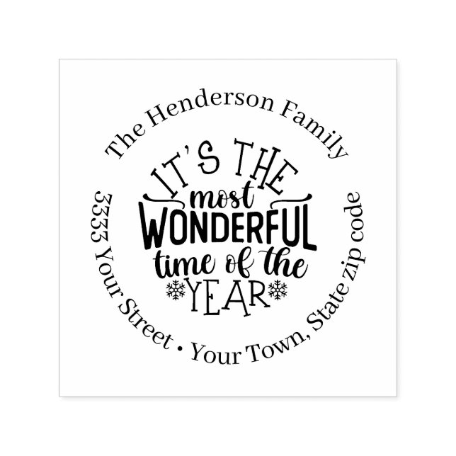 Sello de autoenlace de dirección de devolución de  (Diseño)