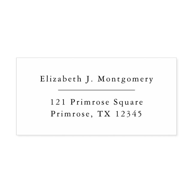 Sello de autoenlace de dirección de retorno modern (Diseño)