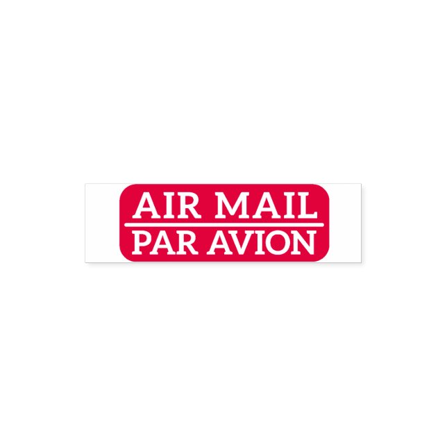Sello de autoentrada de correo aéreo (Diseño)