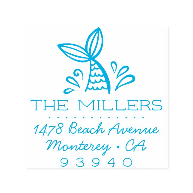 Sello de autoentrada de dirección de sirena de per (Diseño)