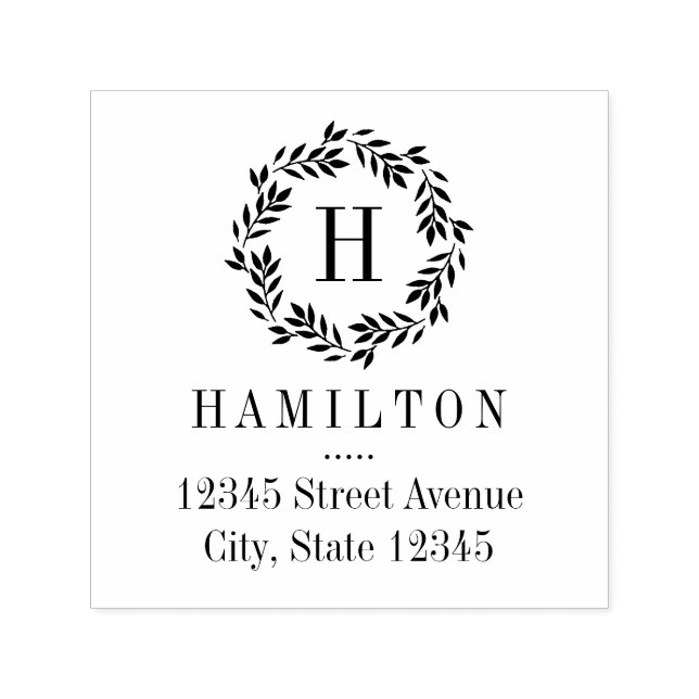 Sello de autograbado de dirección de retorno de la (Diseño)