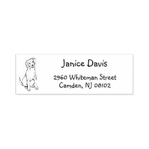 Sello de autograbado de la dirección de retorno de