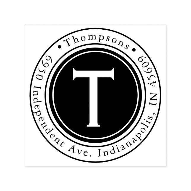 Sello de autorentrada de dirección de devolución d (Diseño)