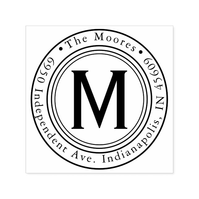 Sello de autorentrada de dirección de devolución d (Diseño)