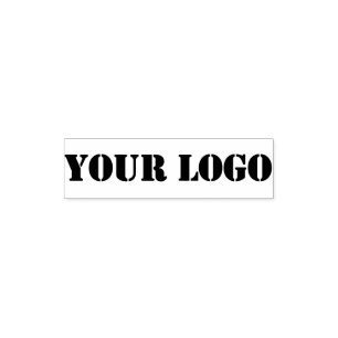 Sello de autotinta del logotipo de la empresa pers