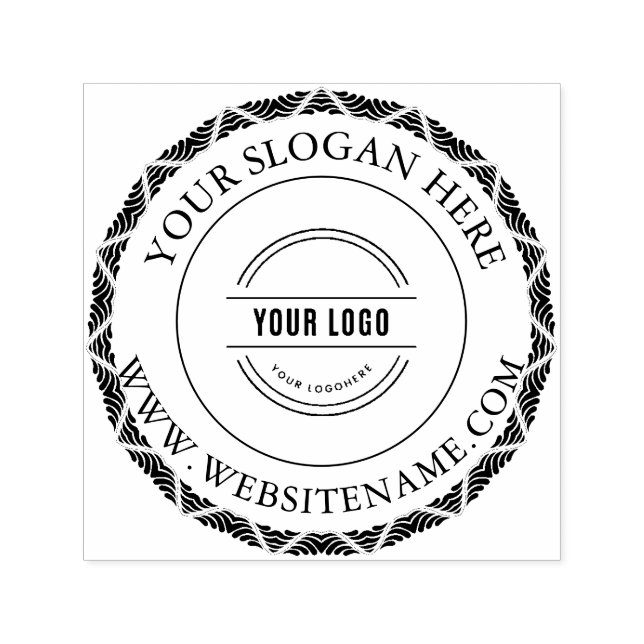 Sello de autotinta del logotipo de negocios del pe (Diseño)