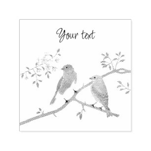 Sello de autotinta para aves silvestres