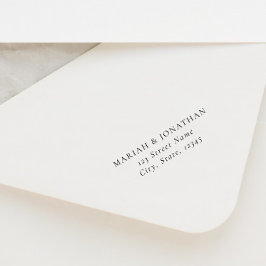 Sello de autotinta personalizado de dirección de p