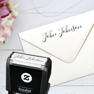 Sello de autotinta personalizado de firma de perso