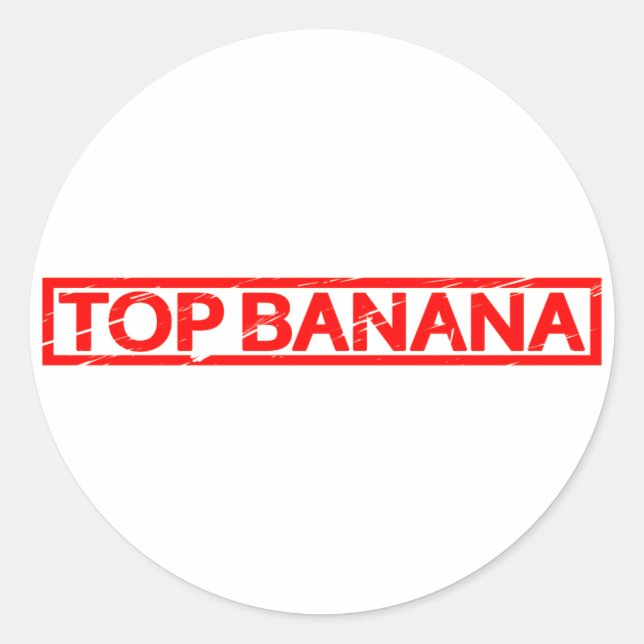 Sello de banana superior (Anverso)