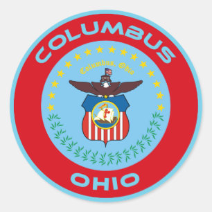 Sello de bandera de Columbus Ohio