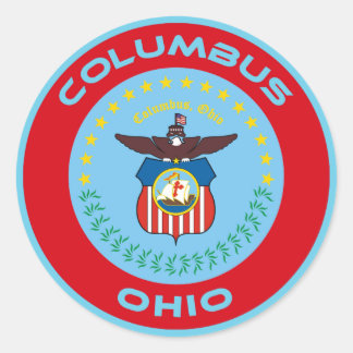 Sello de bandera de Columbus Ohio