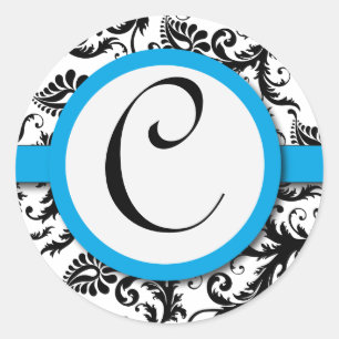 Sello de Boda de guarnición de amarina de Damask n