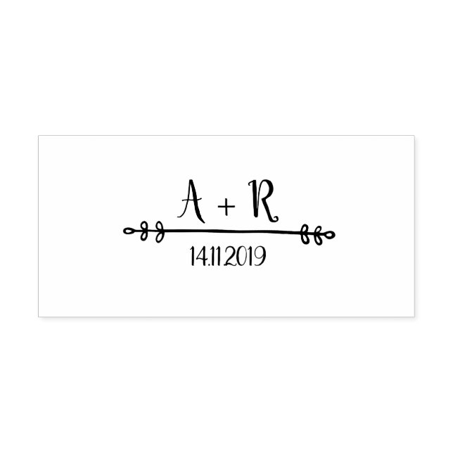 Sello de boda de licitación (Diseño)