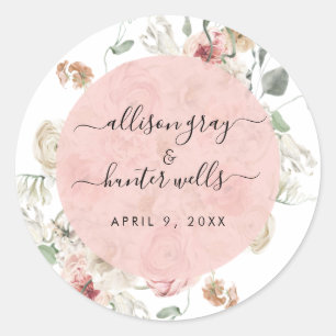 Sello de Boda floral   Annabeth
