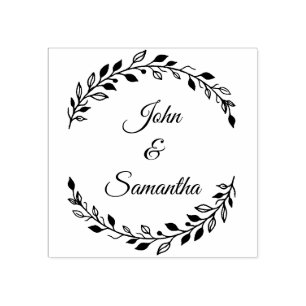 Sello de bodas, sellos de bodas de caucho, sello d