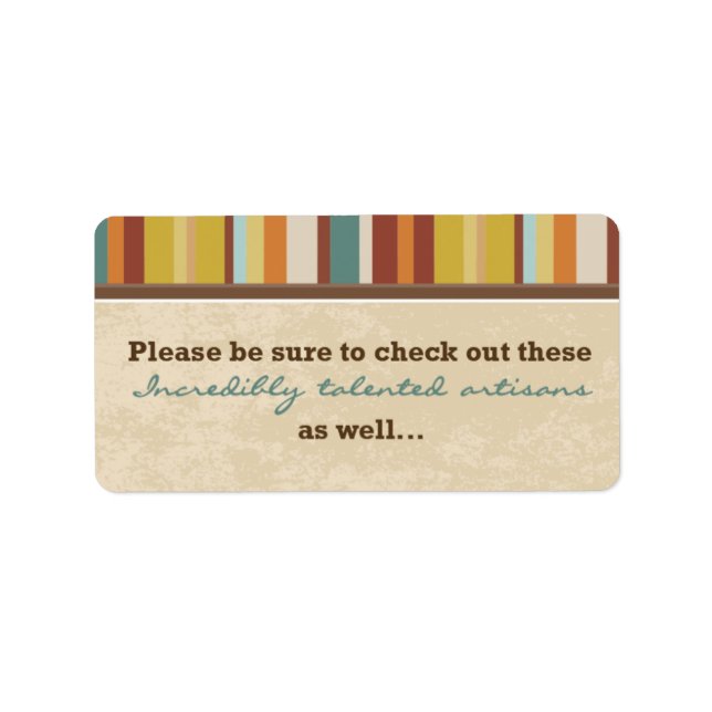 Sello de bolsa de tarjetas de presentación (para e (Frente)