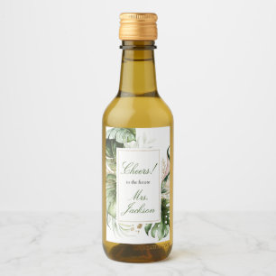 Sello de botella de vino Mini de vegetación tropic