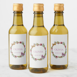 Sello de botellas de vino Mini Floral de Verdor