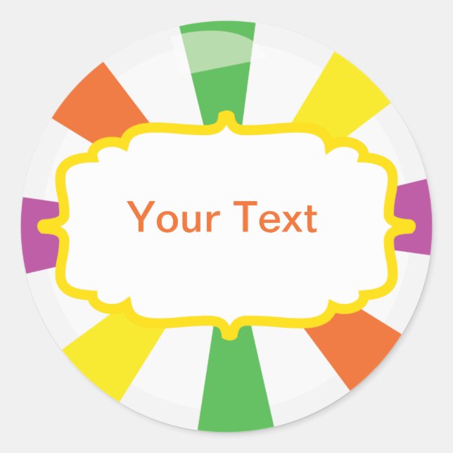 Sello de caramelo de lollipop gigante Buffet (Anverso)