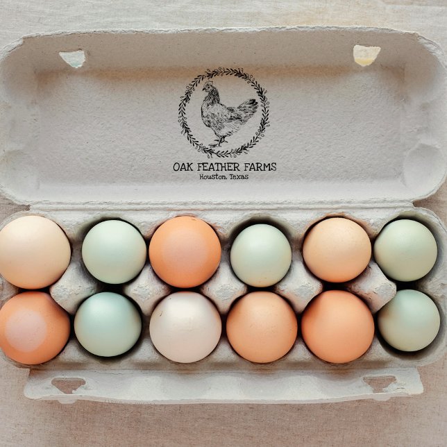 Sello de Cartón de Huevos de granja (Subido por el creador)