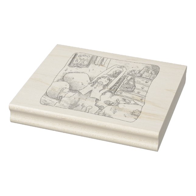 SELLO DE CAUCHO さなれむじ (Sello)