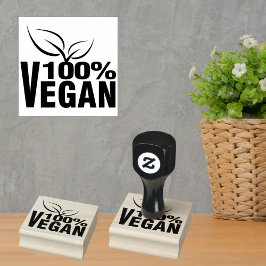 Sello De Caucho 100% Vegan, Simple