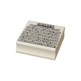 Sello De Caucho 1 Peter 3:15 KJV Biblia Verse