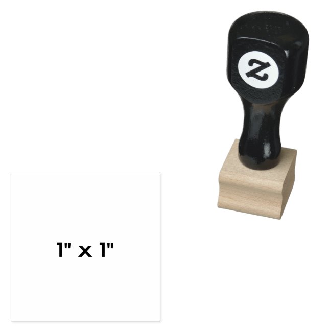 Sello De Caucho 1" x 1" (Sellado)