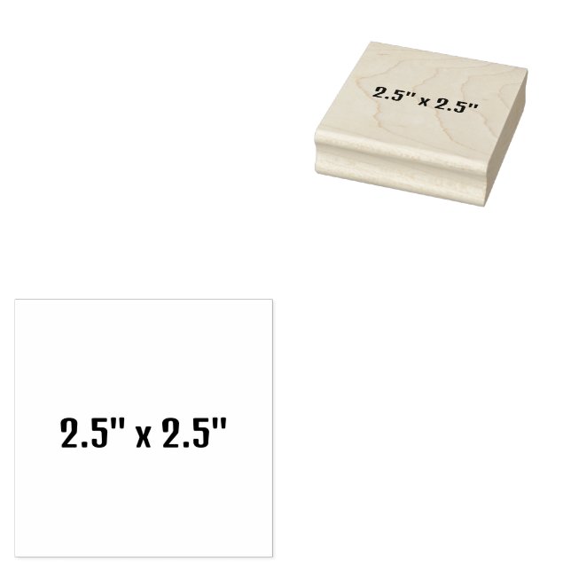 Sello De Caucho 2,5" x 2,5" (Sellado)