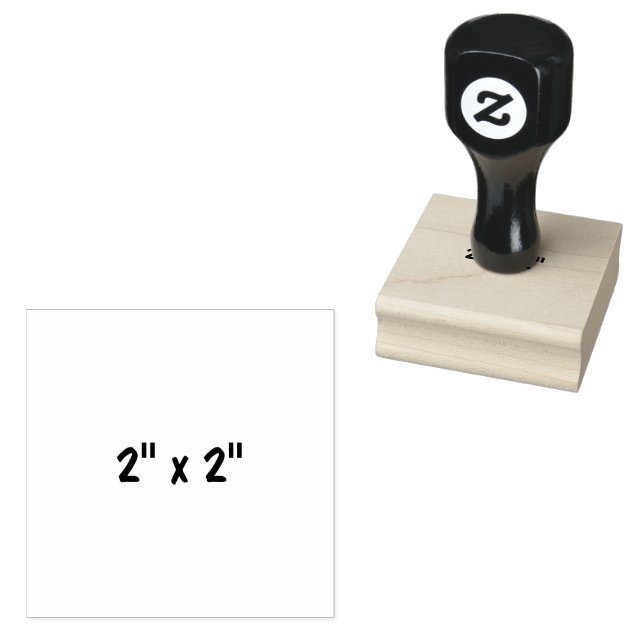 Sello De Caucho 2" x 2" (Sellado)