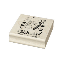 SELLO DE CAUCHO 67 DAY OF SCHOOL