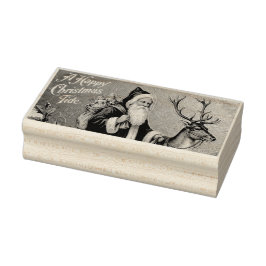 Sello De Caucho A Happy Christmas Tide