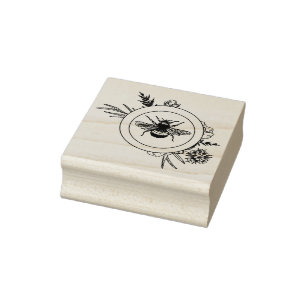 Sello De Caucho Abeja