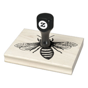 Sello De Caucho Abeja voladora