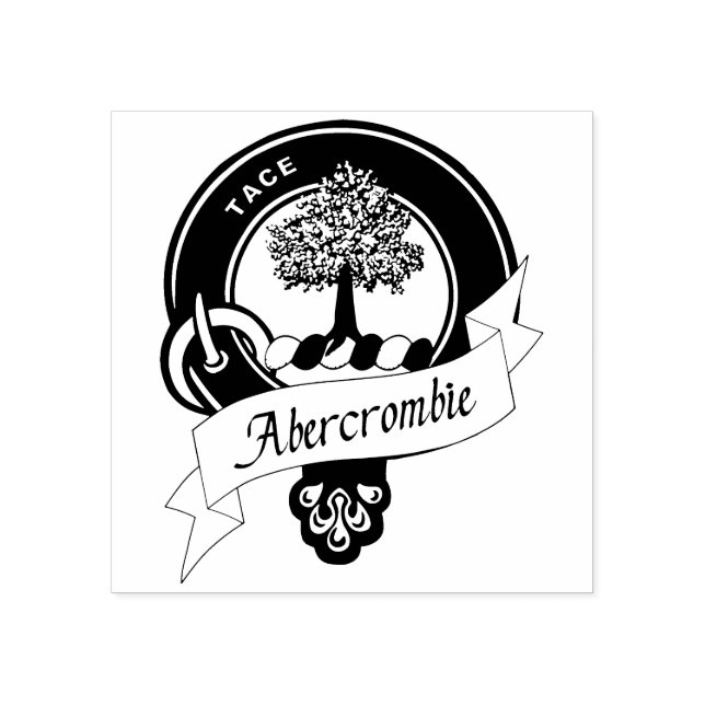 Sello De Caucho Abercrombie Clan Badge (Impresión)