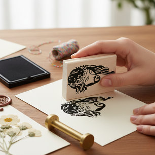 Sello De Caucho Abrazo sagrado - Corona de Jesús de la Madera de T