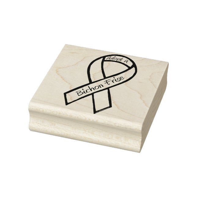 Sello De Caucho Adoptar una frívola de Bichon (Sello)