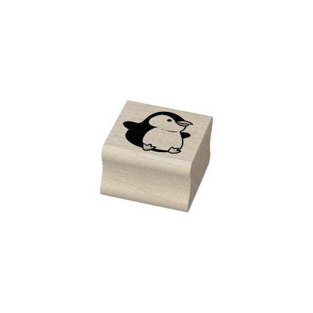 Sello De Caucho Adorable para niños pingüinos (Sello)
