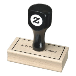 Sello De Caucho Agrega tu logo personalizado