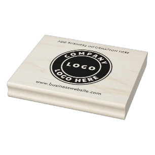 Sello De Caucho Agregar logotipo comercial y empleados del sitio w