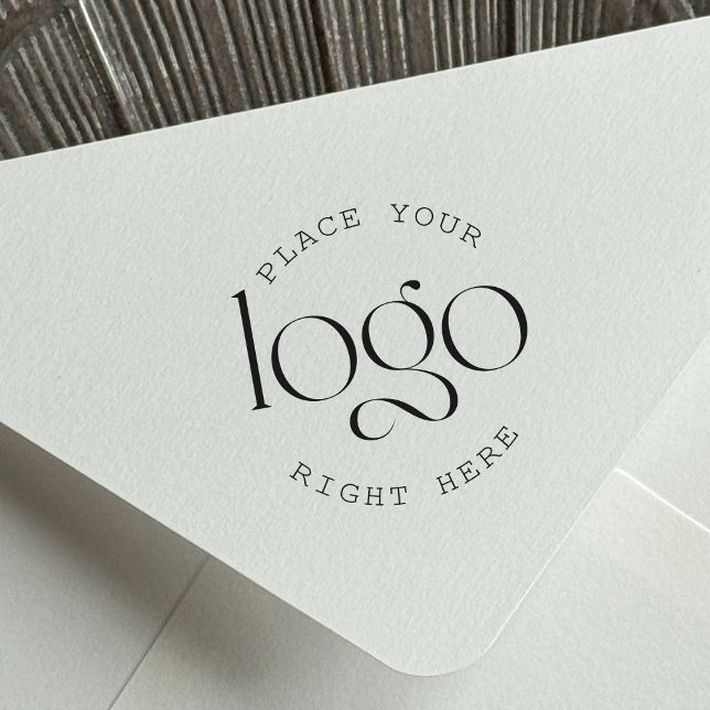 Sello De Caucho Agregue su logo promocional comercial personalizad (add your logo personalized rubber stamp)