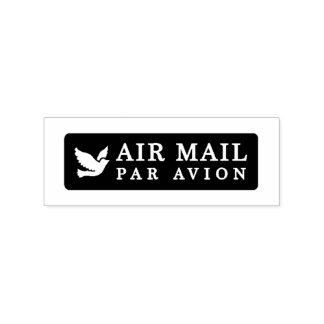 Sello De Caucho AIR MAIL PAR AVION 鳥 エアメールスタンプ bird birds ラバースタンプ