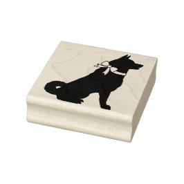 Sello De Caucho Akita Dog Puppy