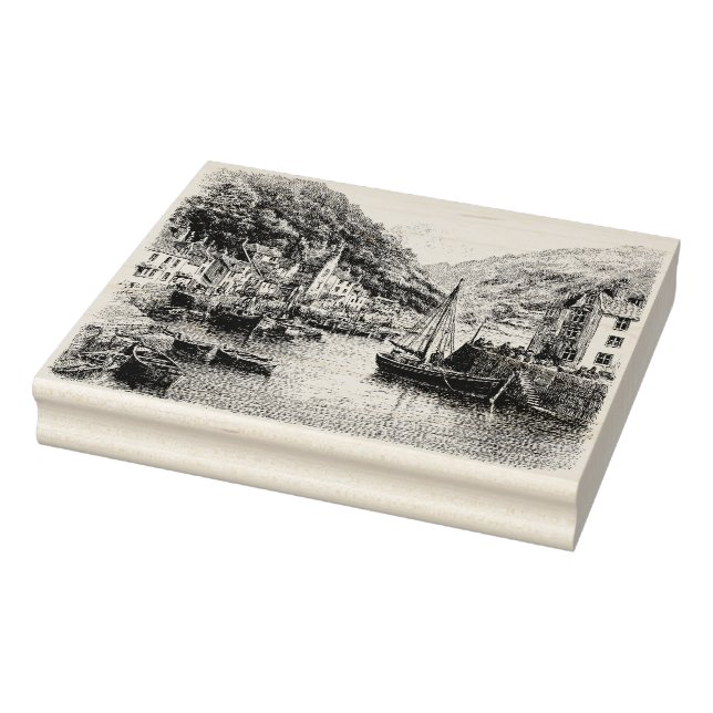 Sello De Caucho Aldea Lynmouth, Devon (Sello)